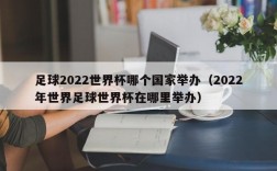 足球2022世界杯哪个国家举办（2022年世界足球世界杯在哪里举办）