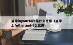 篮球inyourface是什么意思（篮球上full grand什么意思）