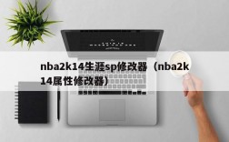 nba2k14生涯sp修改器（nba2k14属性修改器）