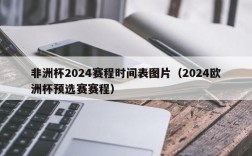 非洲杯2024赛程时间表图片（2024欧洲杯预选赛赛程）