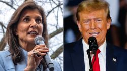 Nikki Haley Donald Trump Split February 10 2024 for video